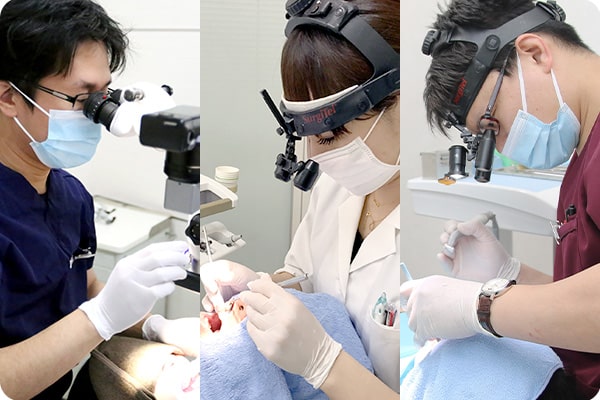 実績豊富な歯科医師多数在籍